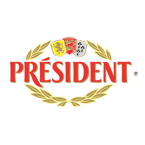 Logo de la marca de quesos Prèsident