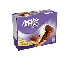 MILKA CONO VAINILLA/CHOCOLATE